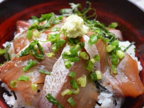 ひらまさの漬け丼